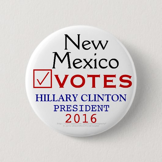 President 2016 van Hillary Clinton Ronde Button 5,7 Cm (Voorkant)