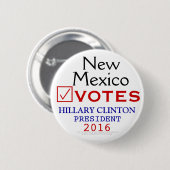 President 2016 van Hillary Clinton Ronde Button 5,7 Cm (Voorkant /achterkant)