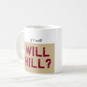 President 2016 Will Hill plum print Koffiemok (Voorkant links)