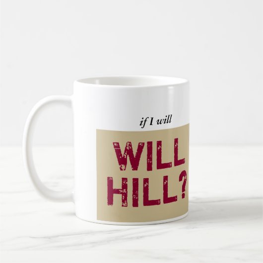 President 2016 Will Hill plum print Koffiemok (Links)
