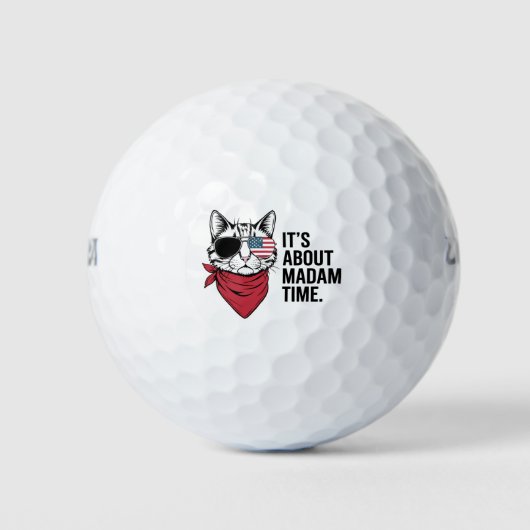 President 2024 Kamala Harris DNC Rally Golfballen (Voorkant)