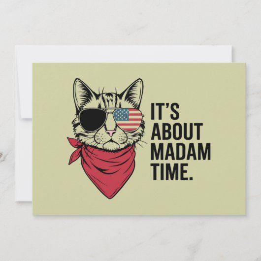 President 2024 Kamala Harris DNC Rally Kaart (Voorkant)