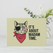 President 2024 Kamala Harris DNC Rally Kaart (Staand voorkant)