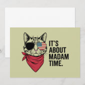 President 2024 Kamala Harris DNC Rally Kaart (Voorkant / Achterkant)