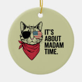 President 2024 Kamala Harris DNC Rally Keramisch Ornament (Voorkant)