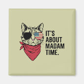 President 2024 Kamala Harris DNC Rally Magneet (Voorkant)