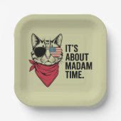 President 2024 Kamala Harris DNC Rally Papieren Bordje (Voorkant)