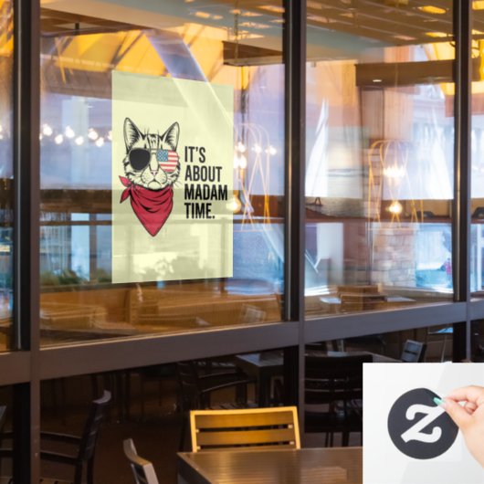 President 2024 Kamala Harris DNC Rally Raamsticker (Restaurant Raam)