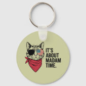 President 2024 Kamala Harris DNC Rally Sleutelhanger (Voorkant)