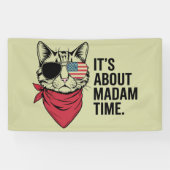 President 2024 Kamala Harris DNC Rally Spandoek (Horizontaal)