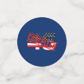 President 45 Opgezegd-partij Confetti (Kleine voorkant)