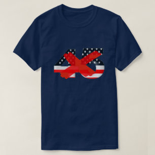 President 45 Opgezegd-partij T-shirt