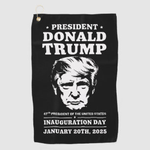 President 47 D J Trump Inauguratie Dag Jan 2025 Golfhanddoek
