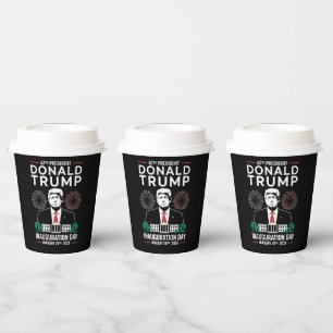 President 47 D J Trump Inauguratie Dag Jan 2025 Papieren Bekers