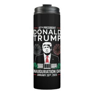 President 47 D J Trump Inauguratie Dag Jan 2025 Thermosbeker