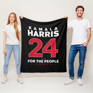 President 47 Kamala Harris 2024 Steun Mevrouw  Fleece Deken