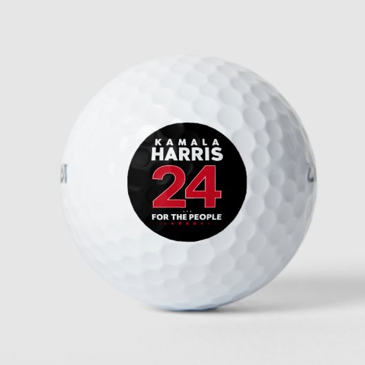 President 47 Kamala Harris 2024 Steun Mevrouw Golfballen (Voorkant)