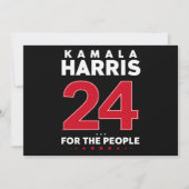 President 47 Kamala Harris 2024 Steun Mevrouw Kaart (Voorkant)