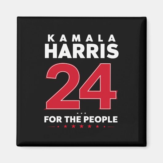 President 47 Kamala Harris 2024 Steun Mevrouw Magneet (Voorkant)