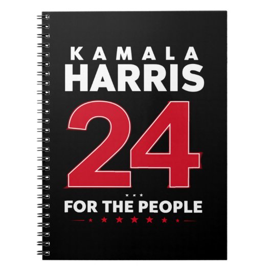 President 47 Kamala Harris 2024 Steun Mevrouw Notitieboek (Voorkant)