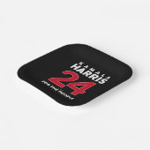 President 47 Kamala Harris 2024 Steun Mevrouw Papieren Bordje (Gebogen)