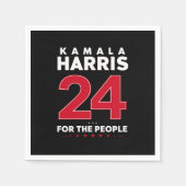 President 47 Kamala Harris 2024 Steun Mevrouw Servet (Voorkant)