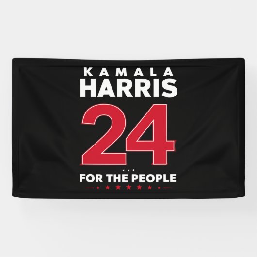President 47 Kamala Harris 2024 Steun Mevrouw Spandoek (Horizontaal)