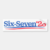 President 67 Vote Six-Seven 2028 Funny Bumpersticker (Voorkant)