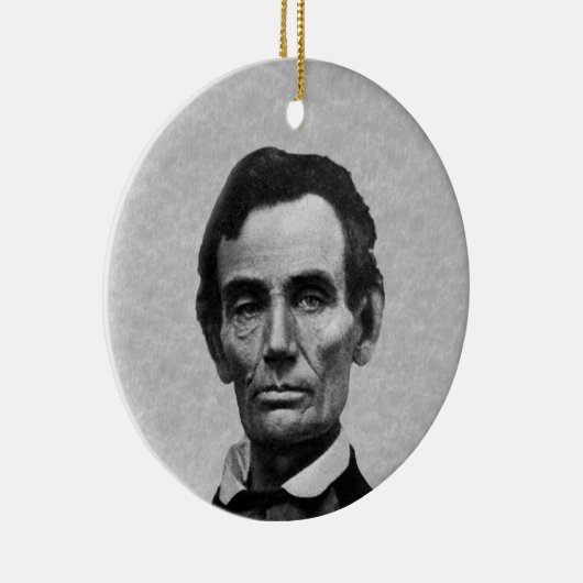 President Abe Lincoln Keramisch Ornament (Rechts)