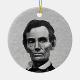 President Abe Lincoln Keramisch Ornament