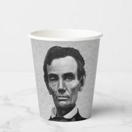 President Abe Lincoln Papieren Bekers