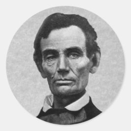 President Abe Lincoln Ronde Sticker