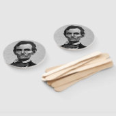 President Abraham "Abe" Lincoln Portret Handwaaier (Niet-gemonteerd)