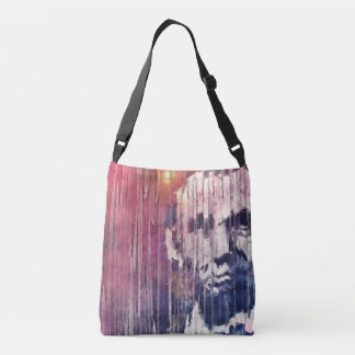 President Abraham Lincoln Abstract Crossbody Tas