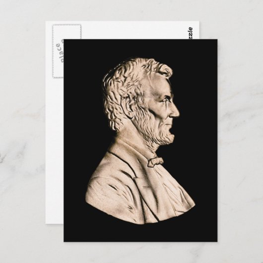 President Abraham Lincoln Briefkaart (Voorkant / Achterkant)