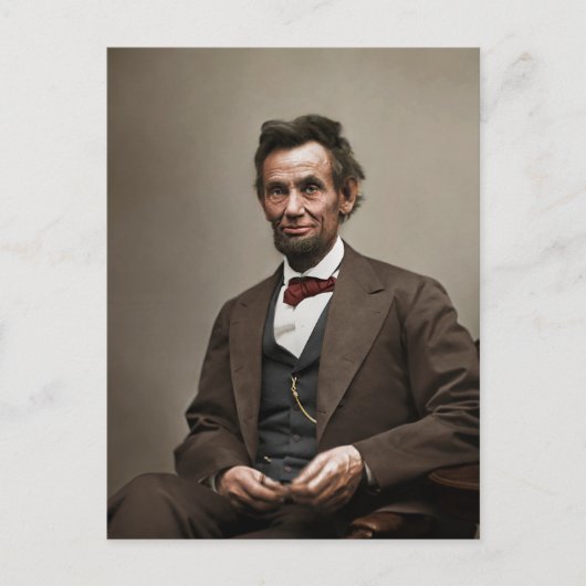 President Abraham Lincoln Briefkaart (Voorkant)