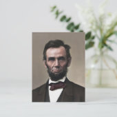 President Abraham Lincoln Briefkaart (Staand voorkant)