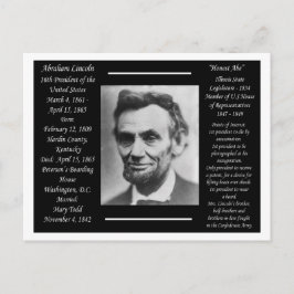 President Abraham Lincoln Briefkaart