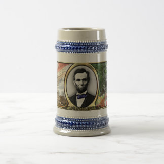 President Abraham Lincoln Civil War Stein Bierpul