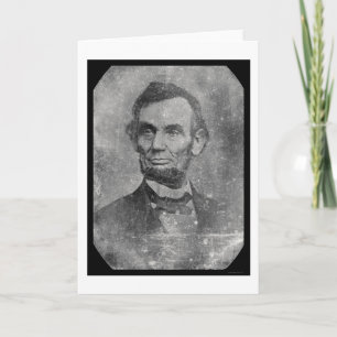 President Abraham Lincoln Daguerreotype 1864 Kaart