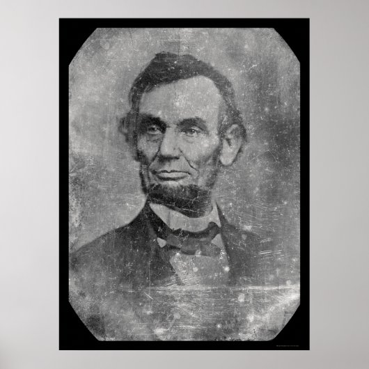 President Abraham Lincoln Daguerreotype 1864 Poster (Voorkant)