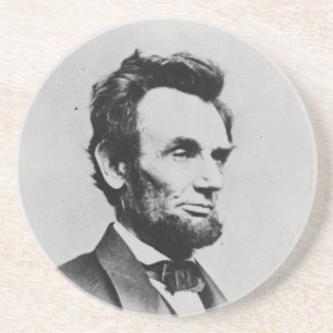 President Abraham Lincoln door Mathew B. Brady Zandsteen Onderzetter