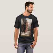 President Abraham Lincoln en The American Flag T-shirt (Voorkant volledig)