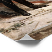 President Abraham Lincoln geeft een toespraak Poster (Hoek)