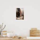 President Abraham Lincoln geeft een toespraak Poster (Keuken)