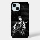 President Abraham Lincoln Gitaar spelend Case-Mate iPhone Case (Achterkant)