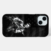 President Abraham Lincoln Gitaar spelend Case-Mate iPhone Case (Achterkant (horizontaal))
