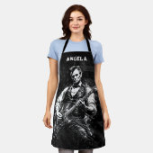 President Abraham Lincoln Gitaar spelend Schort (Gedragen)