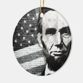 President Abraham Lincoln Keramisch Ornament (Links)