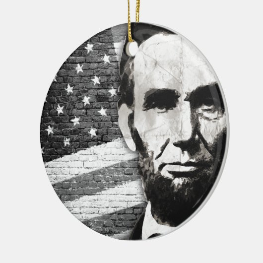President Abraham Lincoln Keramisch Ornament (Links)